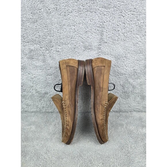 Tommy Bahama Shoes Mens Size 9 Felton Loafer Perforated Tan Leather Resort main image 7